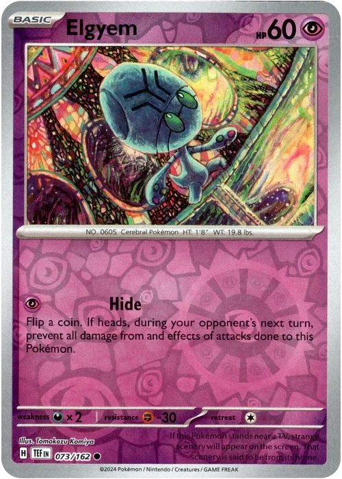Producto - Elgyem - 073/162 - Temporal Forces - Reverse Holo
