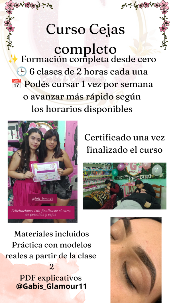 Producto - Curso presencial de cejas