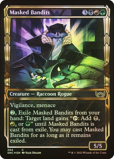 Producto - Masked Bandits (Showcase) (Gilded Foil)