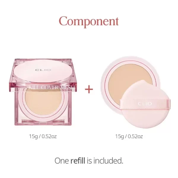 Producto - CLIO - Kill Cover Mesh Glow Cushion (+ refill) - 4 Colors - 4