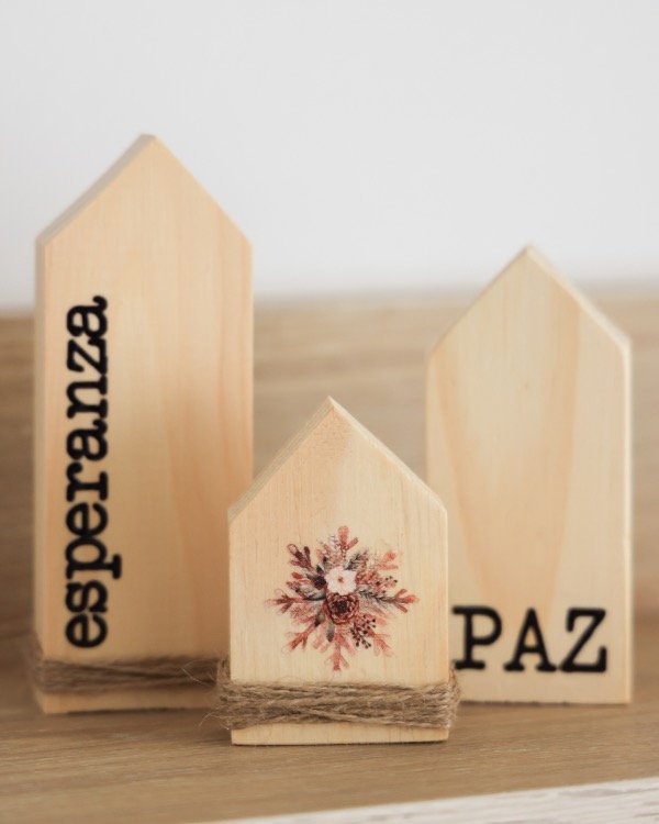 Producto - TRÍO CASITAS DECORADAS