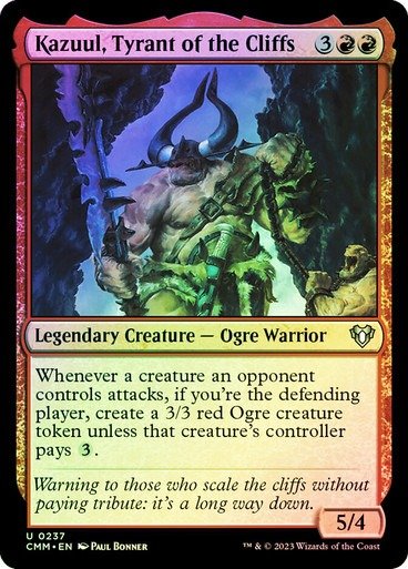 Producto - Kazuul, Tyrant of the Cliffs (Foil)