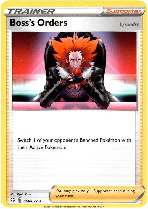 Producto - Boss's Orders - 058/072 - Shining Fates