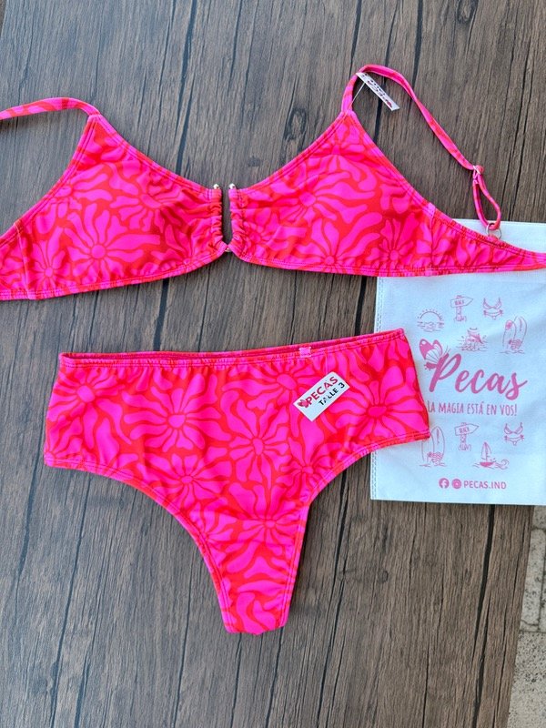 Producto - Bikini Belice tiro alto - Fucsia