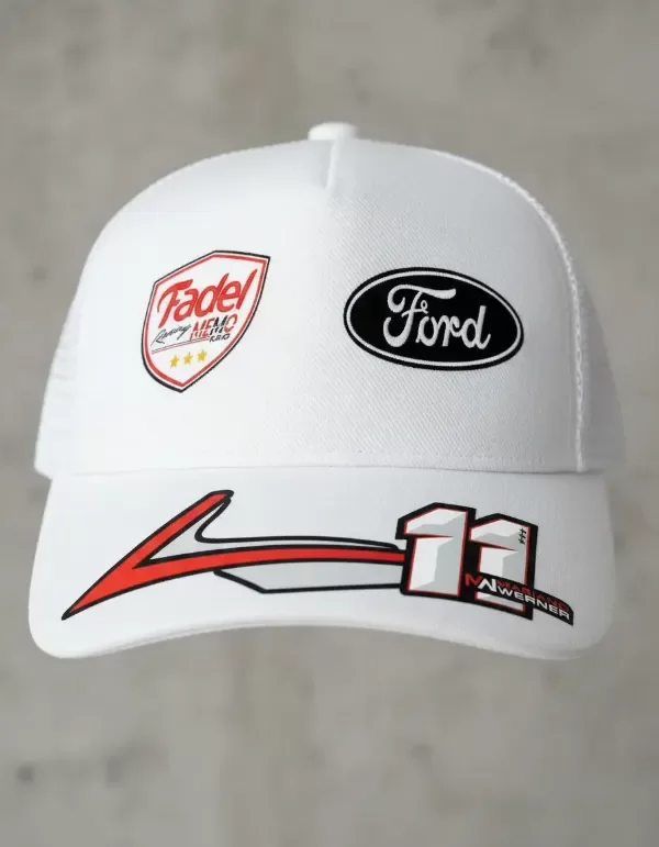 Producto - Gorra Mariano Werner Ford TC 2026 Blanca