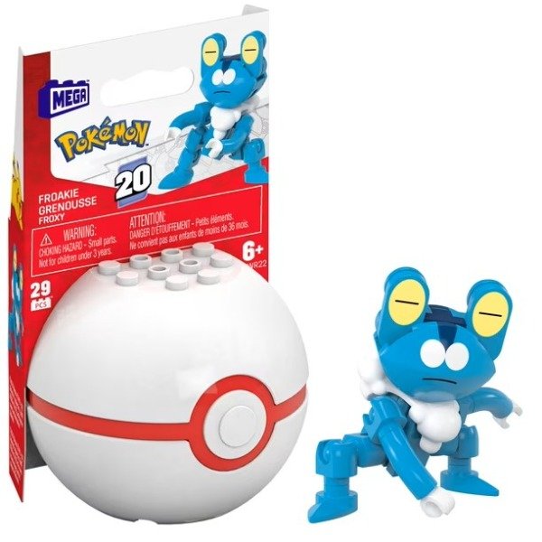 Producto - Pokemon Pokeball Froakie Mega Construx