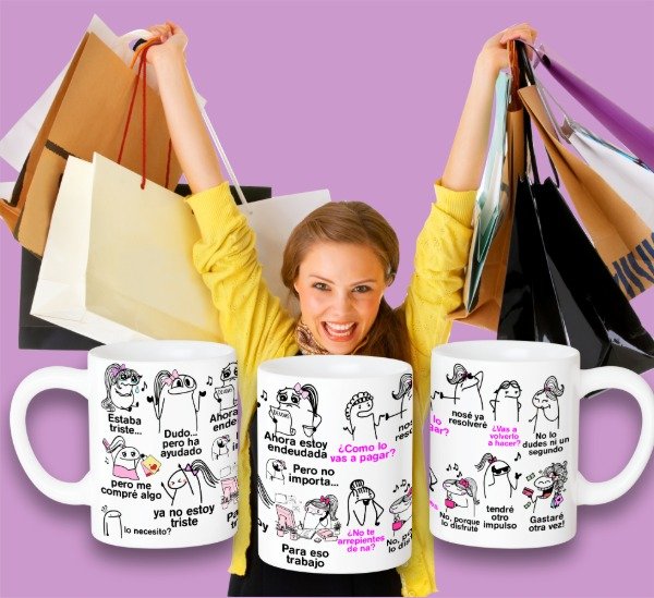 Producto - Plantilla para taza de ESTABA TRIZTE