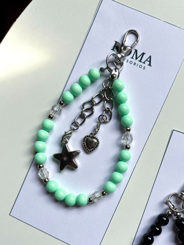 Producto - LLAVERO BOLITAS 6MM Y DIJES
