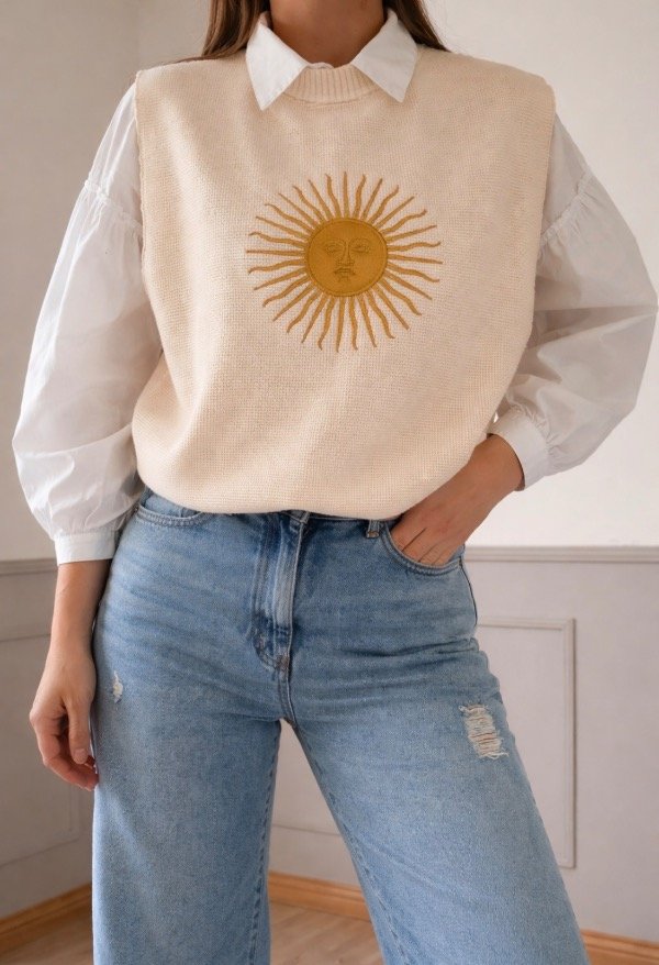 Producto - Chaleco sol de mayo adulto