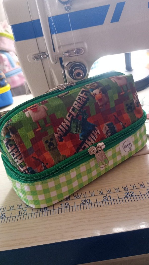 Producto - Cartuchera Donatella Minecraft