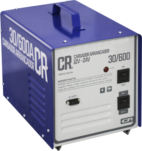 Producto - CR Cargador Arrancador 12v 30/600