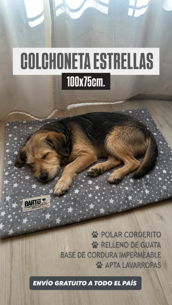 Producto - COLCHONETA POLAR SOFT ESTRELLAS