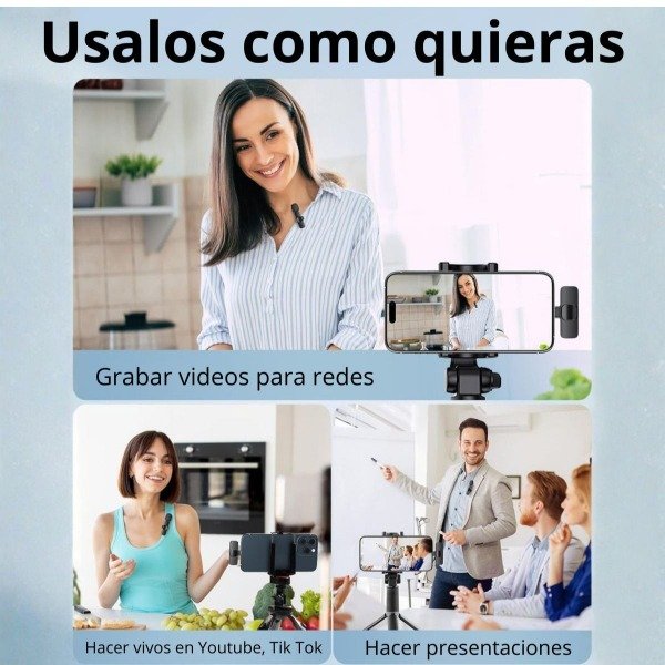 Producto - Kit Palo Celeste + Micrófono K9 - 2