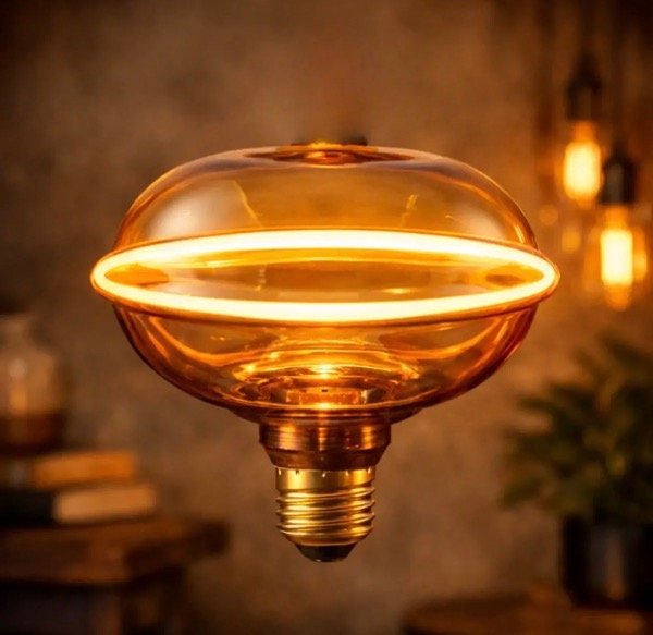 Producto - Lampara led globo filamento E27 luz cálida