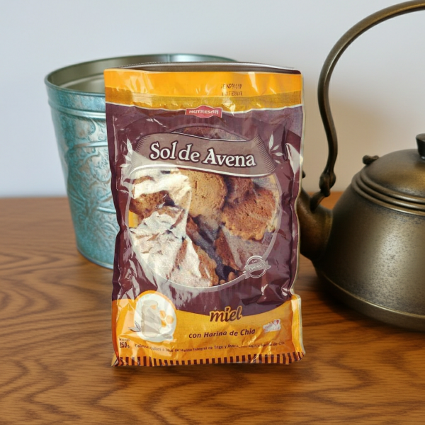 Producto - GALLETITAS NUTRESAN  CON SALVADO DE TRIGO Y AVENA MIEL Y HARINA DE CHIA