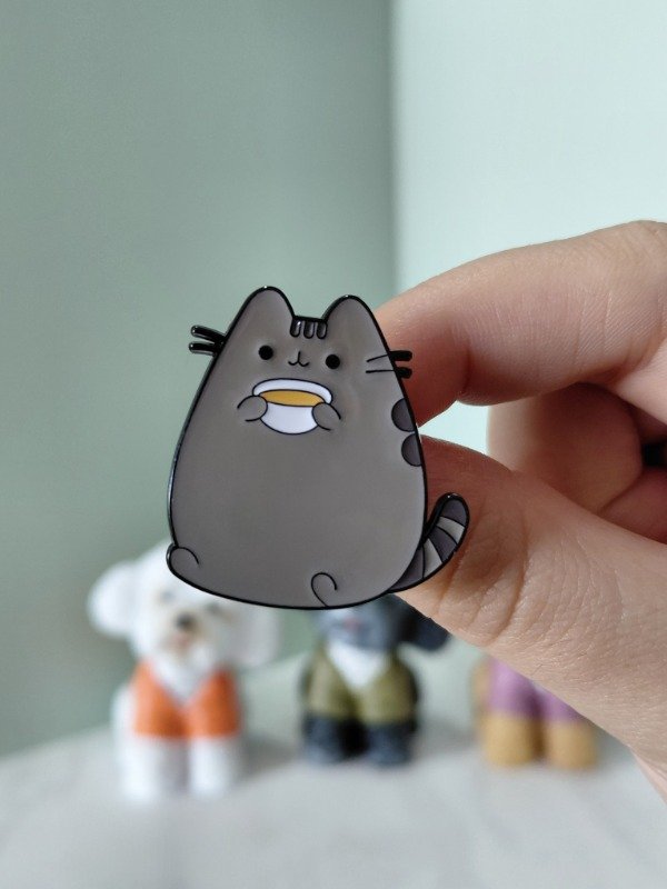 Producto - Pin metalizado - Pusheen (michi) #3062