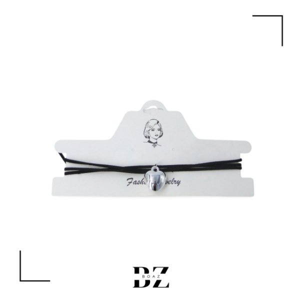 Producto - CHOCKER NEGRO CON DIJE  X PCS EN CARD - 2019-2