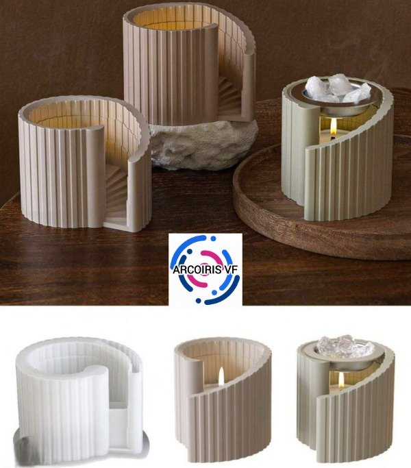 Producto - Molde Porta bella sahumador escalera