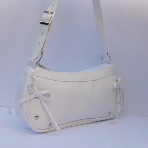 Producto - Mini Bag Butter de Hombro con Moños y Tachas de Eco Cuero - 0