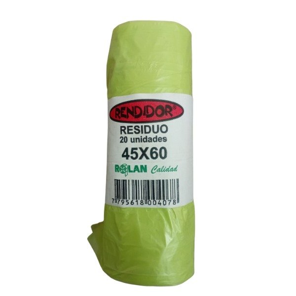 Producto - BOLSAS VERDES 45X60