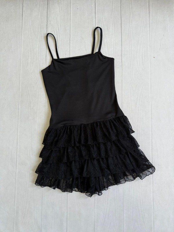 Producto - [7892] Monito volados microfibra con encaje