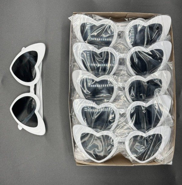 Producto - Lentes Corazón Blancos x 40