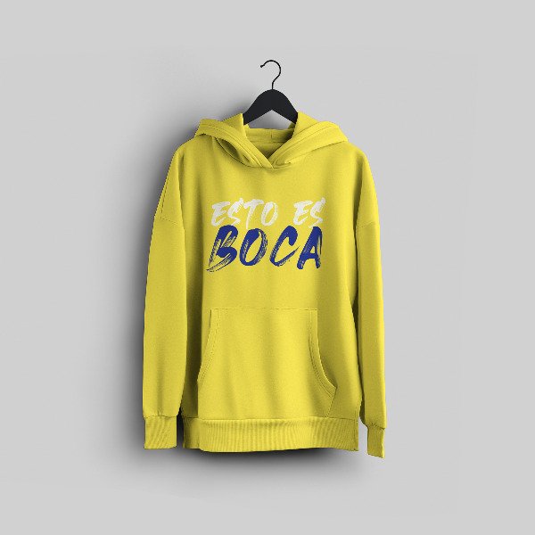 Producto - Buzo ESTO ES BOCA Amarillo