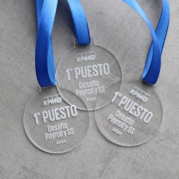 Producto - Medallas acrílico cristal x 20 unidades