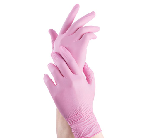 Producto - GUANTES DE NITRILO ROSA POR CAJA (S)