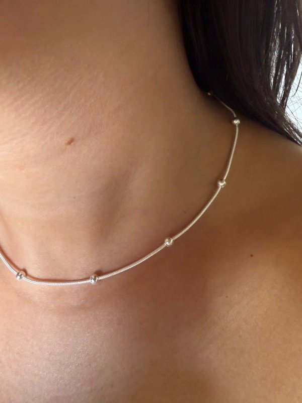 Producto - Cadenita Bolitas - 42cm