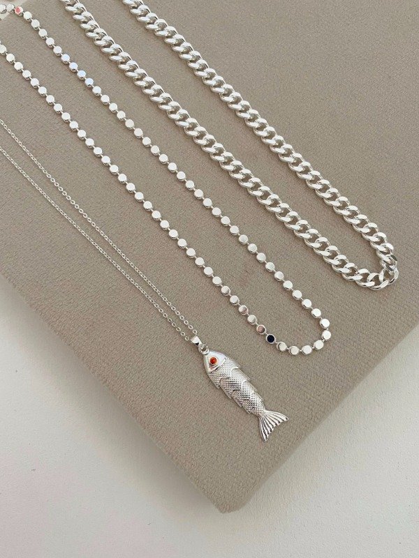 Producto - Collar Pez Plateado