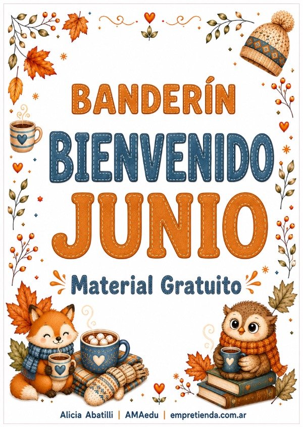 Producto - BANDERÍN BIENVENIDO JUNIO (Material Gratuito)