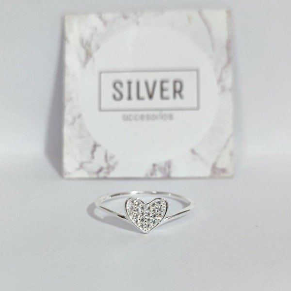 Producto - Anillo Corazón con micropave t18 P