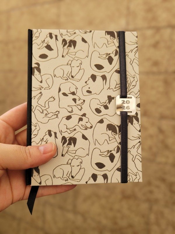 Producto - Agenda perritos B y N