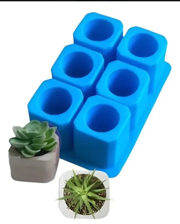 Producto - Molde maceta por 6 nuevo