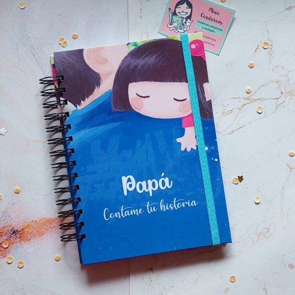 Producto - Cuaderno para papá- diseño nena