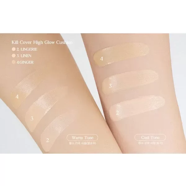 Producto - CLIO - Kill Cover Mesh Glow Cushion (+ refill) - 4 Colors - 3