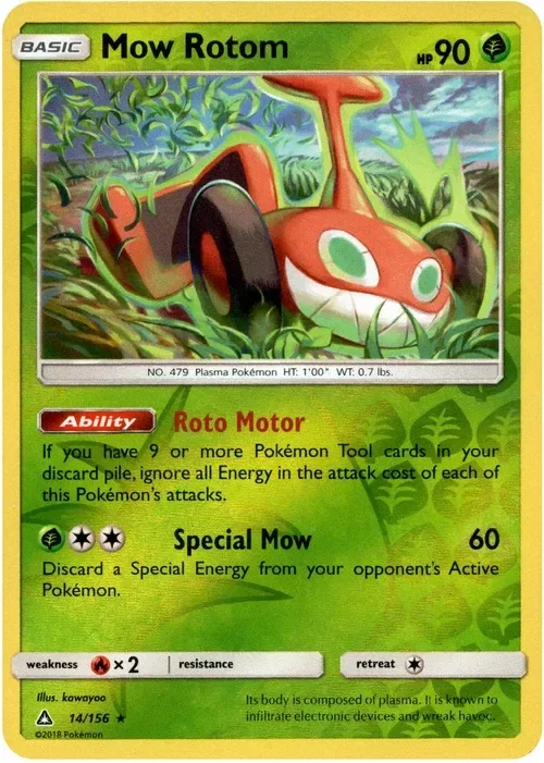 Producto - Mow Rotom - 14/156 - Ultra Prism - Reverse Holo