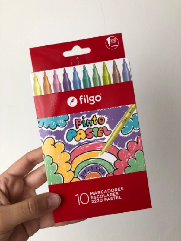 Producto - Marcadores Filgo Escolar Pastel x 10