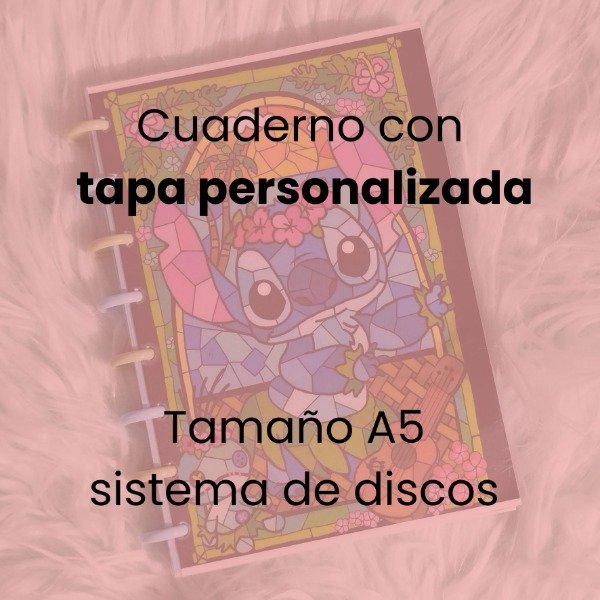 Producto - Cuaderno A5 Discos TAPA DURA