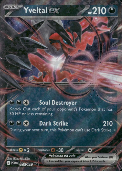 Producto - Yveltal ex (053/088) [Mega Evolution: Perfect Order]
