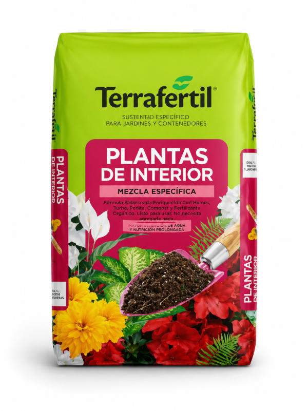 Producto - Sustrato Plantas de Interior - Terrafertil