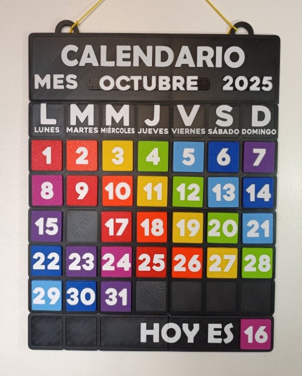 Producto - Calendario Magnético