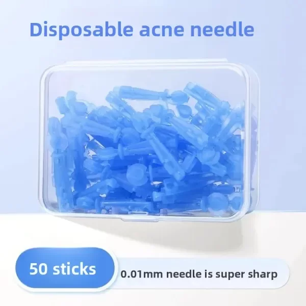 Producto - Agujas Descartables para Puntos Negros y Espinillas 0.01mm x 50pcs - 1