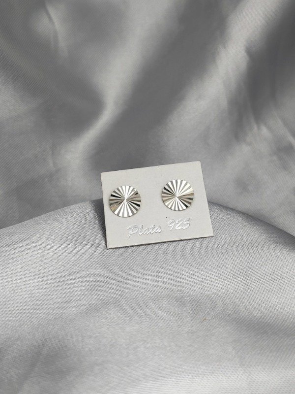 Producto - Aros Paragüitas Facetados planos Plata 925 - 1