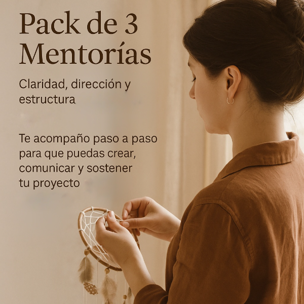 Producto - Mentoría Pack Estratega - 3 Sesiones + Seguimiento