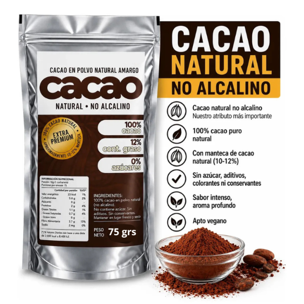 Producto - Cacao No Alcalino