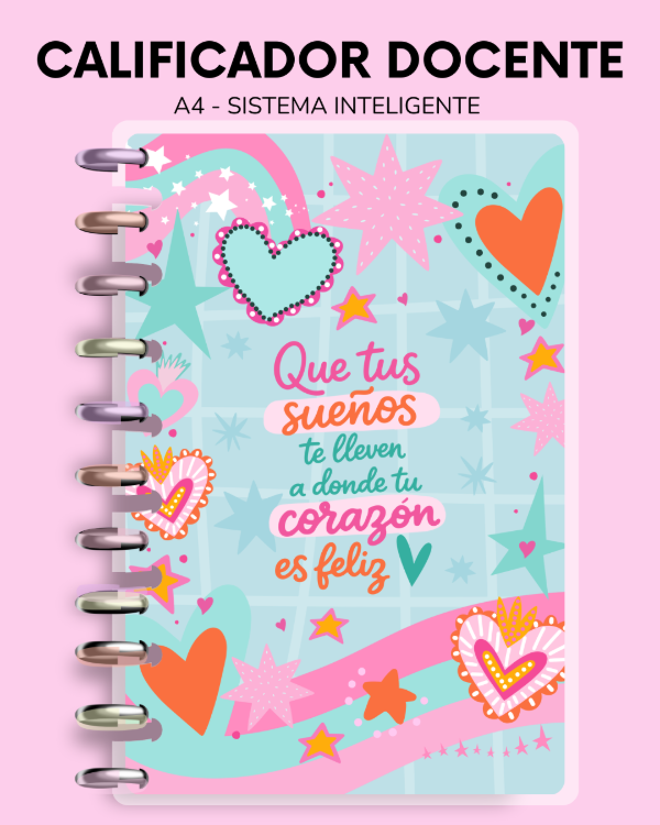 Producto - CALIFICADOR DOCENTE PROFES  A4 C/ DISCOS INTELIGENTES