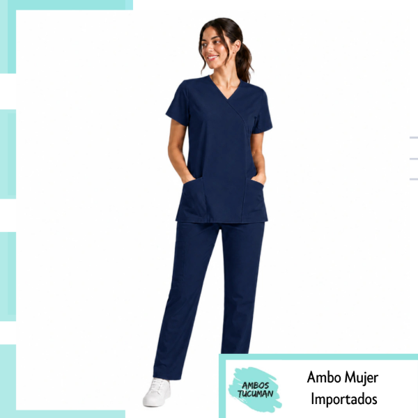 Producto - Ambo Mujer Azul