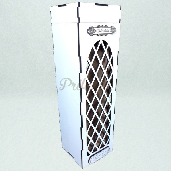 Producto - Caja de Vino Regalo Modelo 4 - Tapa Calada